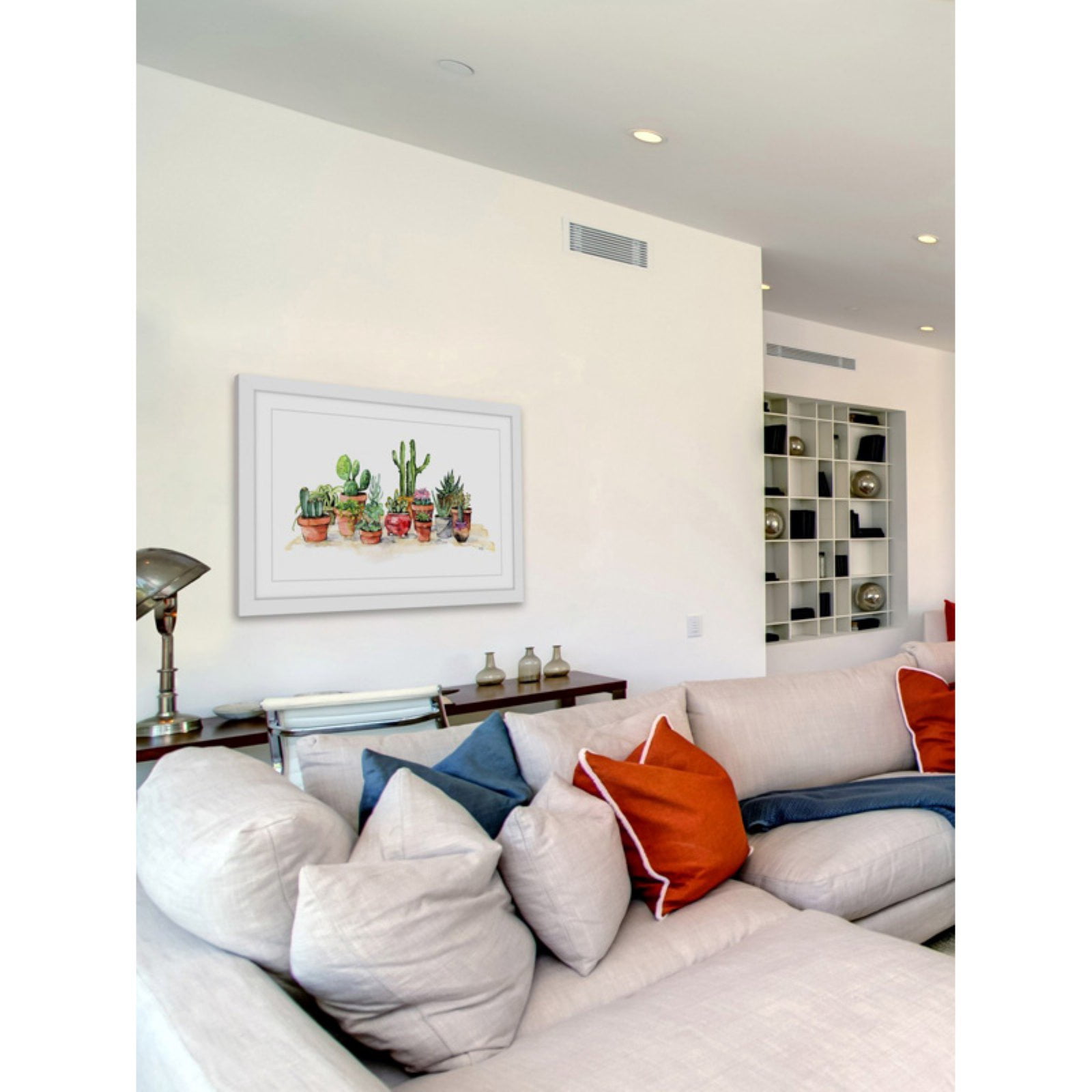 Marmont Hill "Potted Plants" by Rachel Byler Framed Painting Print