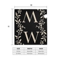 thumbnail image 6 of PHELIKA Classic Monogram Letter W Magnetic Mailbox Covers Standard Size 25.5"H x 21"W, 6 of 8