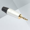 thumbnail image 2 of EeaseCA 5PCS 3.5mm Jack Plug Audio Connector Gold Plated Soldering Audio Adapter for Extension Cable Car AUX Cable, 2 of 7
