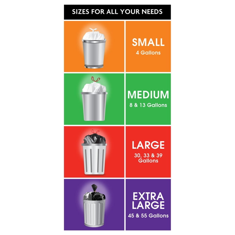 Great Value 30-Gallon Blue Drawstring Recycling Bags, 20 Count photo 5