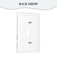 thumbnail image 4 of ZICANCN Outlet Covers Wall Plate, Abstract Modern Flora Art Light Switch Cover Decorative, Duplex Toggle Combo 1-Gang, 4 of 9