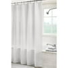 Canopy Solid White Waffle Shower Curtain