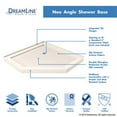 thumbnail image 5 of DreamLine Prism Plus 42 in. x 74 3/4 in. Frameless Neo-Angle Shower Enclosure in Brushed Nickel with Biscuit Base, 5 of 17