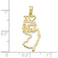 thumbnail image 4 of 10K Solid New Jersey State Pendant Yellow Gold Material Sleek Chic Heirloom An unforgettable keepsake to treasure forever, 4 of 4