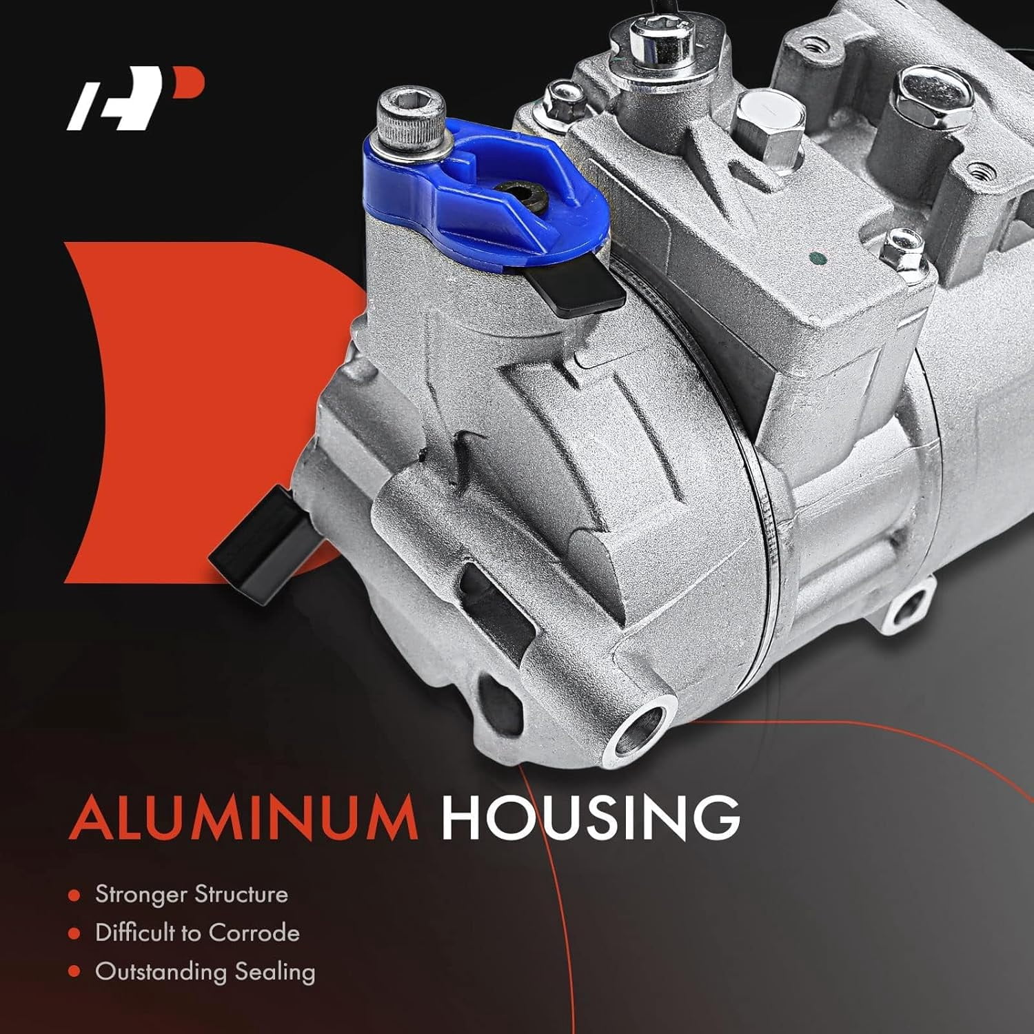 A-Premium AC Compressor with Clutch Compatible with Audi A4 Quattro 2007-2009 L4 2.0L