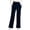 Navy, variant on Pants for Women Casual High Waist Wide Leg Pants with Side Slits Lightweight Comfort Stretch Joggers
