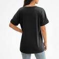 thumbnail image 5 of Summer Women Shirt Womens T Shirts Short Sleeve V-Neck Shirts Cute Fit Summer Casual Tee Tops, 5 of 7