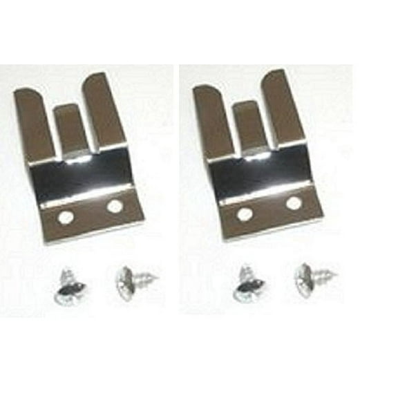 Lot of 2 RoadPro RP-233 Screw on 3 Finger CB Radio Microphone Holder / Clips