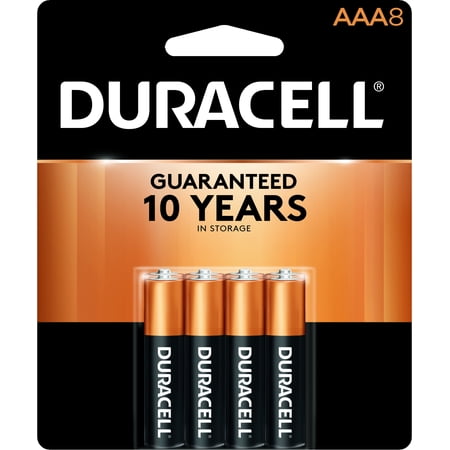 Duracell Coppertop AAA 1.5V Alkaline Batteries, 8 count