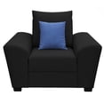 thumbnail image 2 of Sillón El Bazar Store Islandia Lino negro 1 plaza, Modular, Moderno, 2 of 4