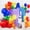 Rainbow-3307, variant on Brown Balloon Arch Kit Garland 142pcs Different Sizes of 18 12 10 5 Inch Dark Brown White Sand Beige Neutral Boho Fall Gold Confetti Balloons for Baby Shower Birthday Safari Party Decorations