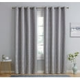 thumbnail image 2 of THD Venice Moroccan Tile 100% Complete Blackout Thermal Insulated Grommet Curtain Panels, Set of 2, 2 of 48