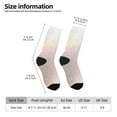 thumbnail image 2 of Cauagu Glitter Light Pearl Print Crew Socks for Women and Men,Adult Athletic Running Socks 1-Pair Sports Socks Work Gear Socks with Moisture Wicking, 2 of 6