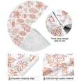 thumbnail image 2 of FMSHPON Maple Tree Doodle Xmas Christmas Tree Skirt Stand Mat for Holiday Party Decoration Indoor Outdoor 48 inches, 2 of 6