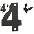 thumbnail image 1 of Dvruxg Metal Door Numbers, Home Address Numbers, Metal Outdoor Mailbox Number, Address Letters, Modern Metal Numbers Letters for Homes, Apartments, Hotels, Garages, Farms (3.5 Inches), 1 of 3
