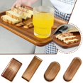 thumbnail image 3 of Tableware Wood Round Dessert Plate Japanese-style Wooden Tray Snack Plate Prof, 3 of 8