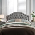 thumbnail image 1 of Kori Contemporary Fabric Full/Queen Headboard, Light Gray, 1 of 4