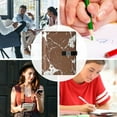 thumbnail image 5 of Premium Faux Leather Notebook - Refillable, Multi-Functional Organizer, 23.3x17cm, All-Season Use，Brown Marble, 5 of 6