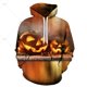 thumbnail image 1 of Sudaderas con capucha de bruja vieja para hombres y mujeres, sudaderas con capucha con estampado 3D de cabeza de calabaza malvada para Halloween, jerséis para niños, Tops de Festival, abrigo, nuevo, 1 of 4