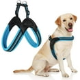 thumbnail image 1 of XINQIHANG No Pull Dog Harness, Step in Reflective Mesh Padded Puppy Harness, No Choke Adjustable Dog Harness with 2 Buckles, Easy Walk for Medium Large Dog, 1 of 6