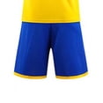 thumbnail image 5 of Amidoa Boys Athletic Shorts Set 2 Piece Quick-dry Performance T-Shirt and Active Shorts Outfit,Yellow Size 8, 5 of 6