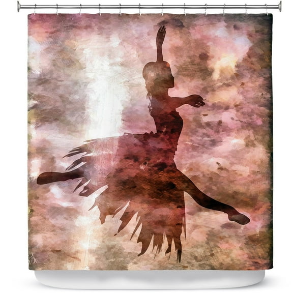 Shower Curtains 70" x 84" from DiaNoche Designs by Angelina Vick - Learning The Steps 2