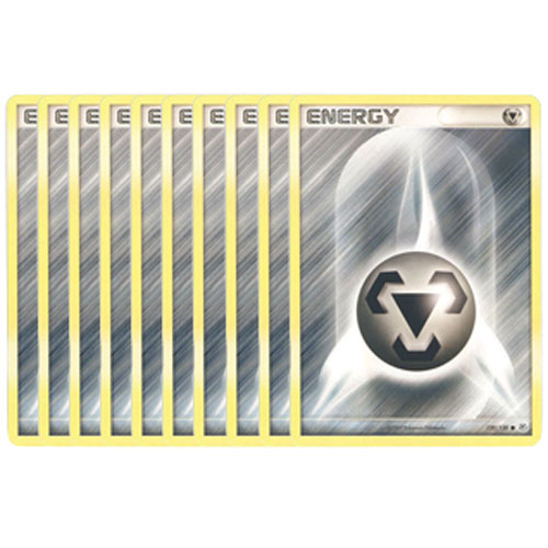 Pokemon Cards LOT OF 10 METAL ENERGY Cards (silver)