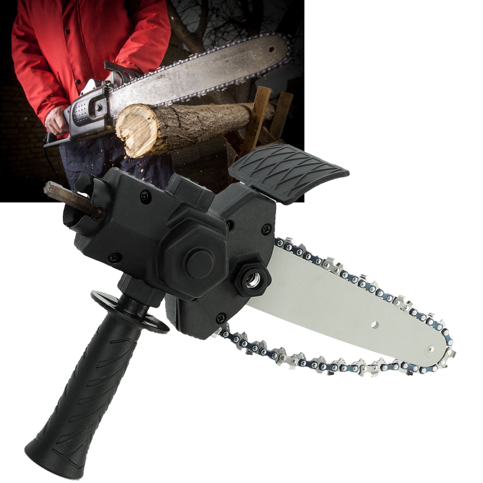 CNMF Chainsaw Attachment 15.2cm Corded Electric Chainsaw, Lightweight and Portable