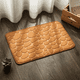 thumbnail image 3 of Alfombrilla de baño con adoquines, absorbente de agua, lavable a máquina (50 x 80 cm, marrón), 3 of 3