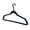 Black, variant on Better Homes & Gardens Velvet Adult Clothing Hangers, Pink, Non-Slip, Space Saving 30 Count