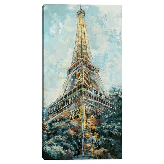 Eiffel Abstraction by Studio Arts Canvas Art Print, 1.5" x 17"