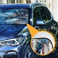 thumbnail image 3 of ALAZA Baseball with Leopard Windshield Sun Shade Car Foldable Sun Visor Block UV Rays Protector 57"x31.5", 3 of 8