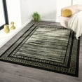 thumbnail image 5 of MDA Rug Imports Ksamil Collection Abstract Border Area Rug 7'11" x 10'10" - Black/Gold, 5 of 5