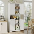 thumbnail image 3 of 70" Tall Kitchen Pantry Cabinet, 30" Wide Kitchen Pantry Storage Cabinet with Countertop, Large Kitchen Hutch with Storage Drawers and Doors for Dining Room, Living Room, Bathroom, 3 of 10