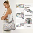 thumbnail image 5 of Rainbow Unicorn Adjustable Strap Sling Bag - Stylish Spacious Daily Carry Tote for Fashion-Conscious Shoppers, 5 of 5