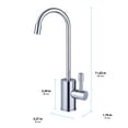 thumbnail image 6 of American Standard Kitchen Hot Water Dispenser 1300W with Chrome Single Handle Faucet 41-ASH-210-F570-CH, 6 of 7