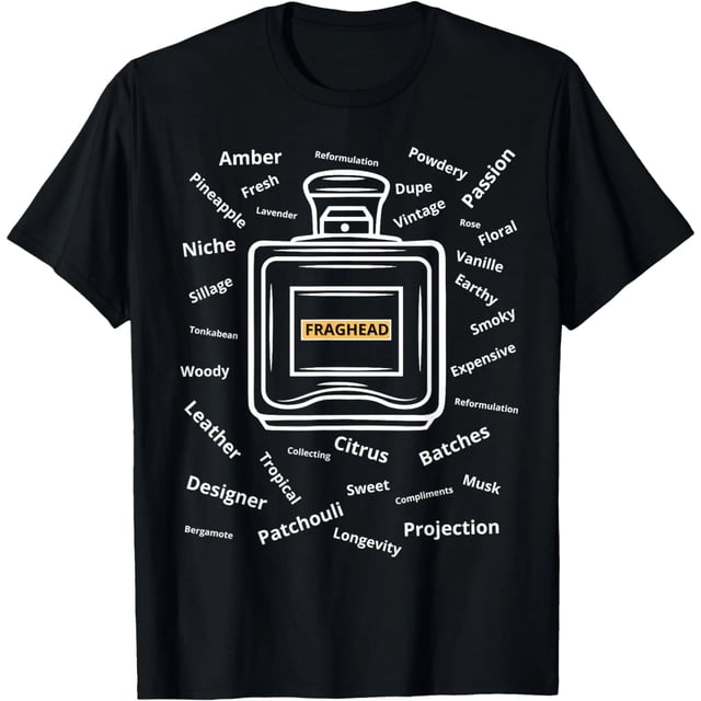 Playera de Mujer Fraghead Fragrance Perfume, Coleccionista, Estilo Misfits Journey, Negra