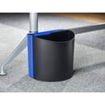 thumbnail image 4 of Pemberly Row Small Desk-Side Receptacle in Black & Blue, 4 of 5