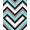 Black, Pattern 1, variant on ODIKA 4' x 6' Machine Washable Non-Slip Area Rug, Chevron Chevron High Traffic Rug, Mint, 439527