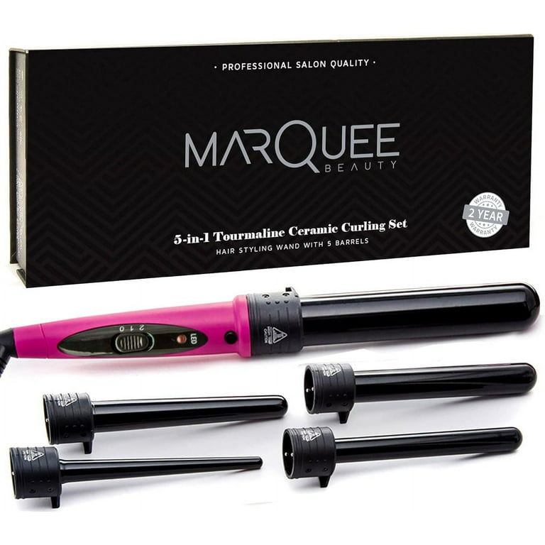Marquee Beauty Professional Salon 8 Piece Flat And Curling Iron