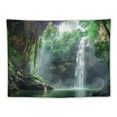 thumbnail image 5 of BCIIG  Mountain Cave Nature Tapestry Wall Hanging Forest Landscape Tapestries Waterfall Large Tapestry for Bedroom Dorm Decor Painting, 5 of 6
