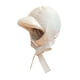 thumbnail image 3 of Gorro de invierno con protección auditiva engrosada para mujer, gorra de béisbol de algodón con plumón. Blanco, 3 of 9