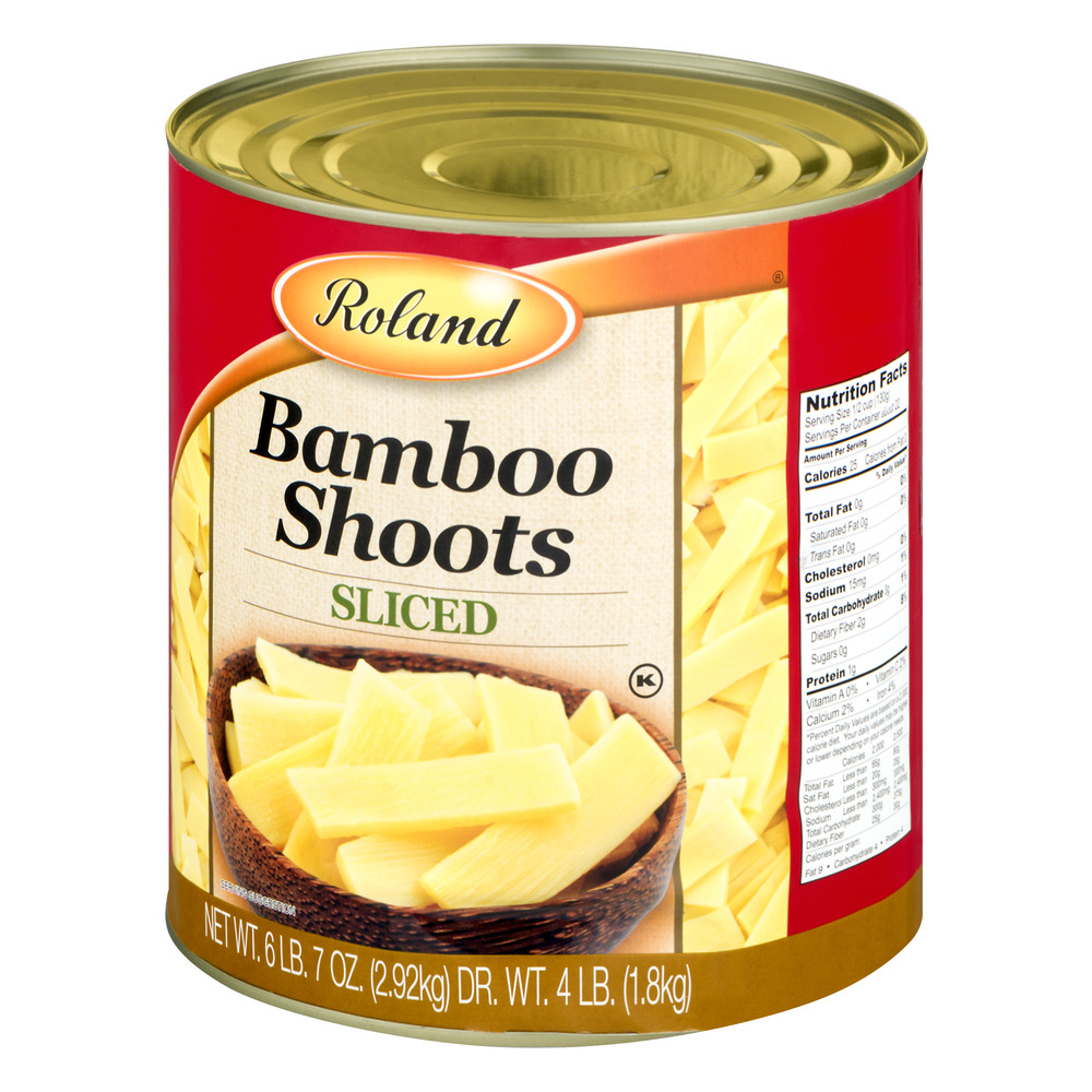 Roland Sliced Bamboo Shoots, 6.43 lbs