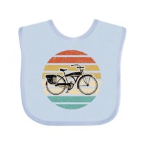 Inktastic Cycling Vintage Bicycle for Cyclist Boys or Girls Baby Bib