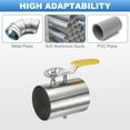 thumbnail image 4 of 3 Inch Duct Backdraft Damper, Manual Adjustment Airflow Volume Damper for Vents Fans Extractors Range Hoods Heating Systems, 4 of 7