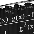 thumbnail image 3 of Math Equations Geometry Black Pattern Shower Curtain 72"x84" ,Bathroom Decorative Shower Curtains Set with 12 Hooks,Modern Waterproof Washable Shower Curtain, 3 of 6