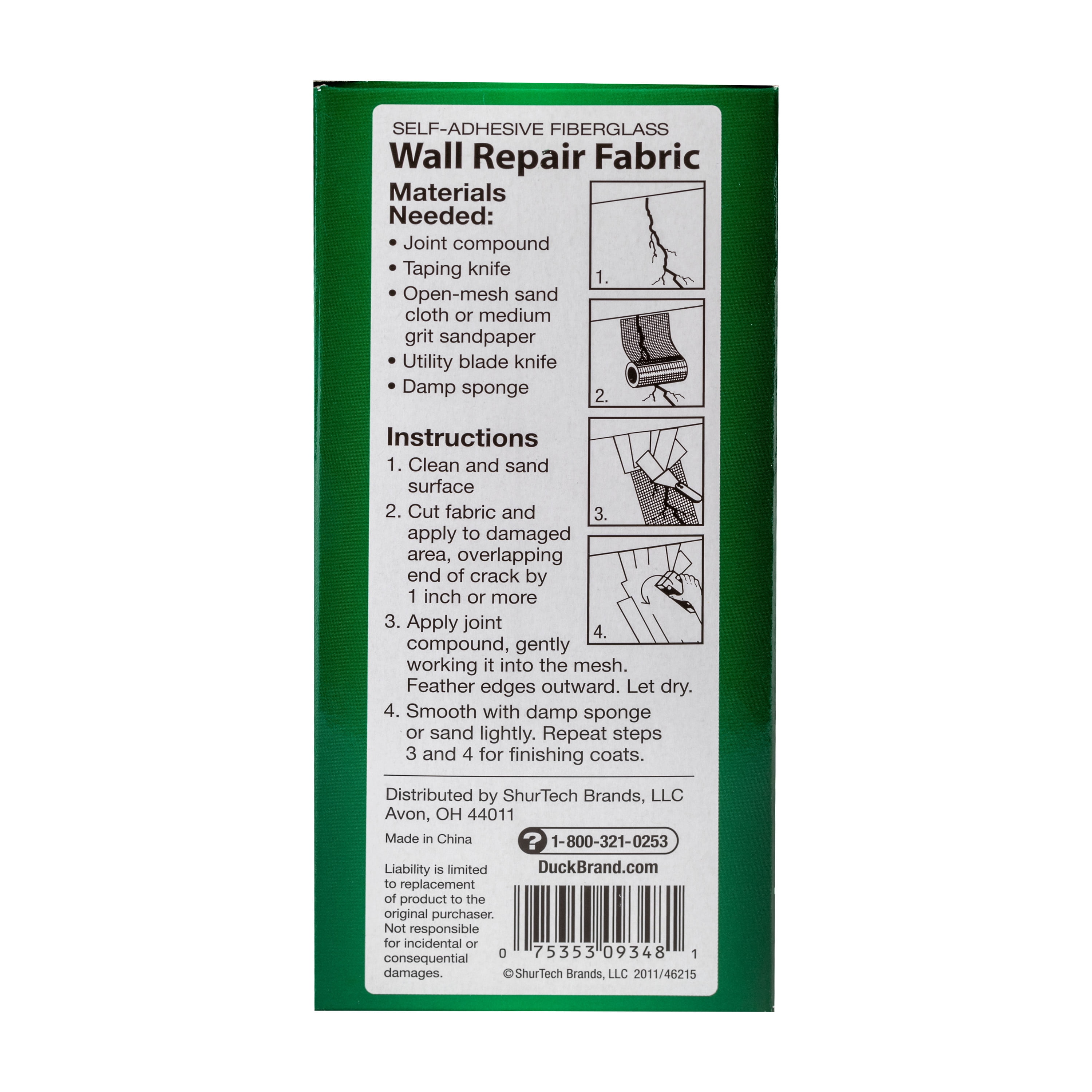 Akfix Wall Repair Patch Kit White 9.5 FL. Oz