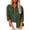 Army Green, variant on Mgmyaa Button Down Shirts for Women Long Sleeve V Neck Collared Shirt Tops with Two Pockets