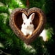 thumbnail image 4 of Adornos navideños, adornos navideños, regalos navideños, colgante acrílico con forma de corazón., 4 of 7