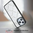 thumbnail image 4 of XPM for Apple iPhone 13 Pro Max Phone Case, Gem Glitter Diamond Bling Clear Hybrid TPU Cover, Colorful Shockproof Protective Back, Slim Fit for Women Girls Cover for iPhone 13 Pro Max - Black, 4 of 7